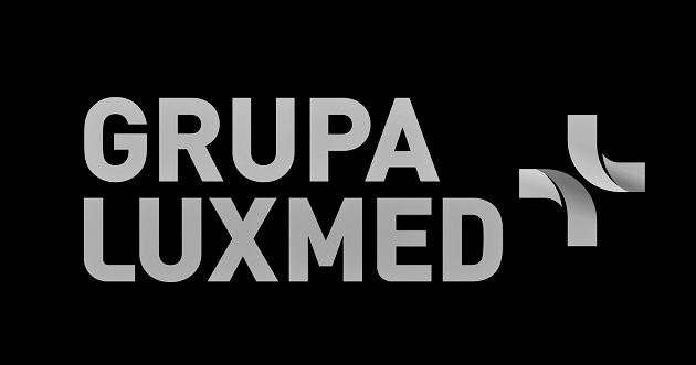 logo grupa luxmed negatyw